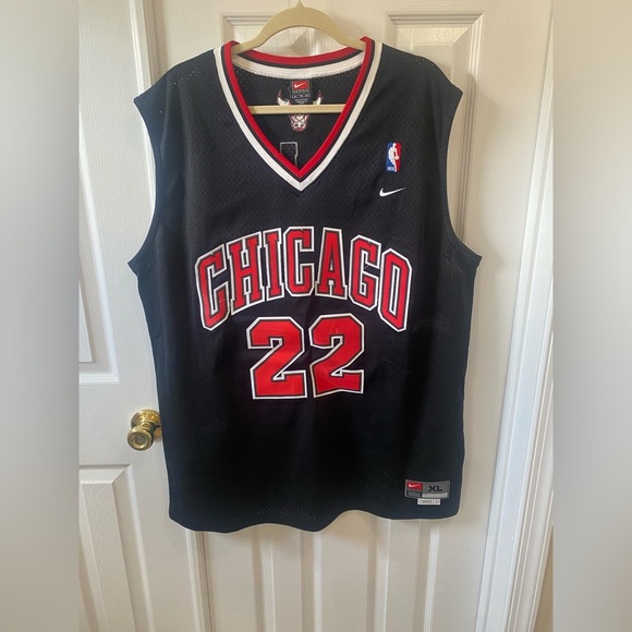 Nike Other - Mens NBA Chicago Bulls Black Jersey Number 22 Williams Size XL plus 2 length